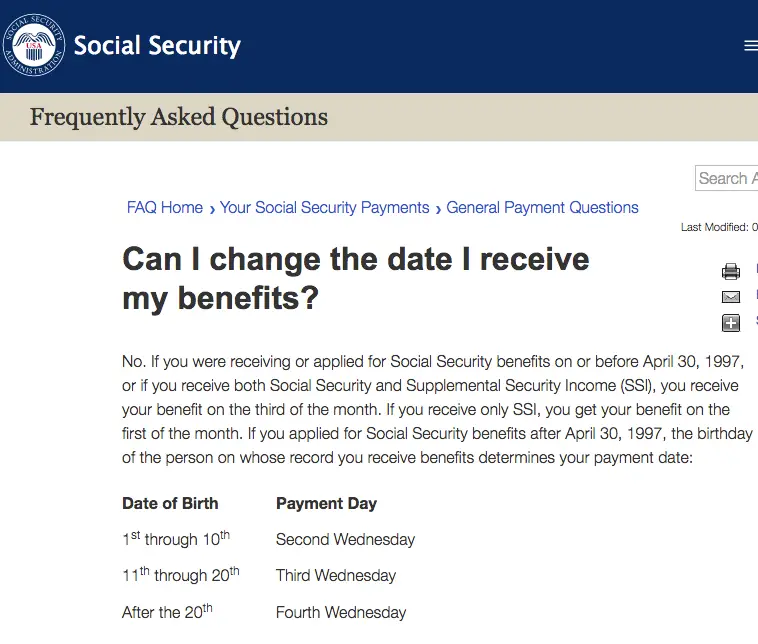 Social Security Payment Dates Direct Express Card Help