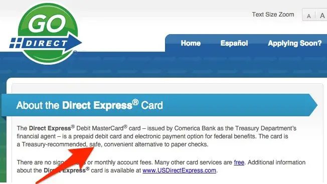 "Social Security Direct Express Debit Card Facts"