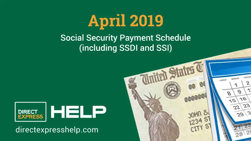 replace a how to social security card Social Security Schedule Direct   2019 April Payment