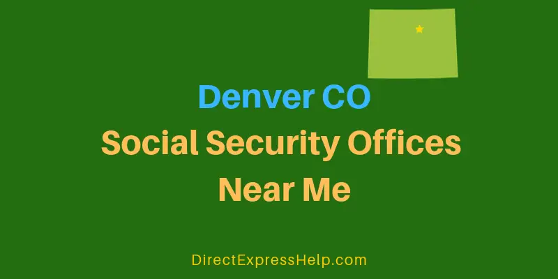 Denver CO Social Security Offices Near Me