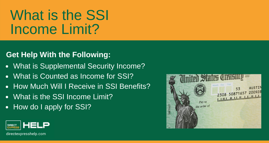 SSI Income Limits - Direct Express Card Help