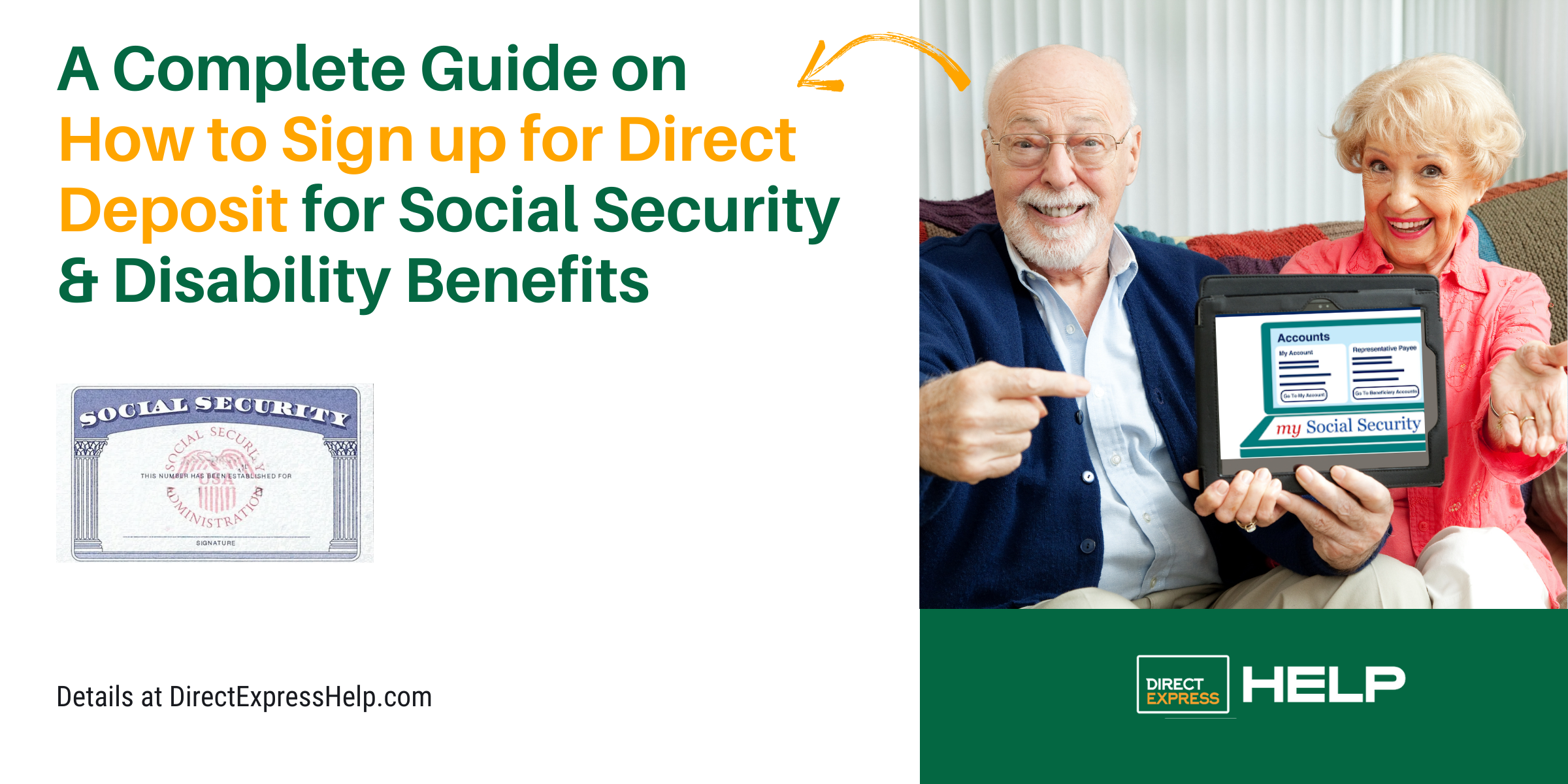 Sign Up For Social Security Direct Deposit - Direct Express Card Help