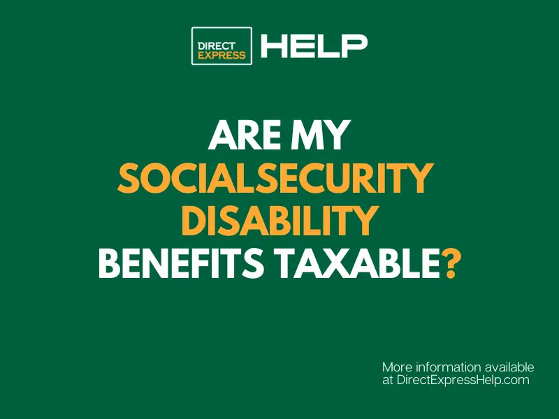 "Is Social Security Disability Income Taxable"